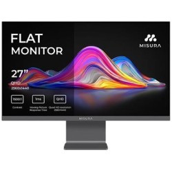 MISURA 27" LED VIVA P26M2741QKAG01/ IPS/ 2560x1440 (QHD)/ 1ms/ 350 cd/m2/ 1500:1/ HDMI/ DP/ USB-C/ vesmírně šedý