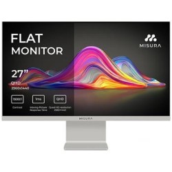 MISURA 27" LED VIVA P26M2741QKAS01/ IPS/ 2560x1440 (QHD)/ 1ms/ 350 cd/m2/ 1500:1/ HDMI/ DP/ USB-C/ měsíčně stříbrný