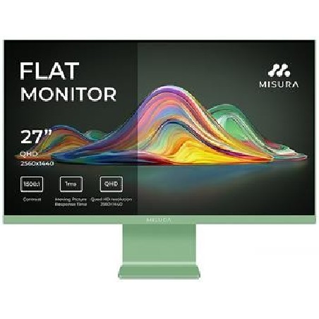 MISURA 27" LED VIVA P26M2741QKAP01/ IPS/ 2560x1440 (QHD)/ 1ms/ 350 cd/m2/ 1500:1/ HDMI/ DP/ USB-C/ pistáciově zelená