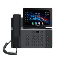 Fanvil V66 SIP telefon, 7" bar.disp., WiFi, BT, dual Gbit, PoE, H.264