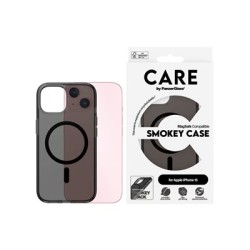 PG CARE Apple iPhone 15 Smokey MagSafe, PanzerGlass CARE kryt Apple iPhone 15 Smokey kou?ový/?erný MagSafe