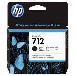 HP 712 38-ml Black DesignJet Ink Cartridge