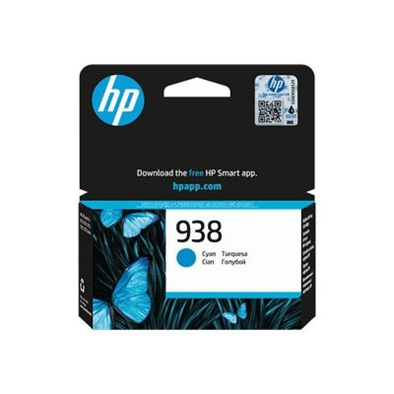 HP 938 Cyan Original Ink/Cartridge