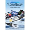 PremiumCord USB-C Prodlužovací kabel (USB 3.2 GEN 2x2) 5A 240W 20Gbps 4K@60Hz 2m