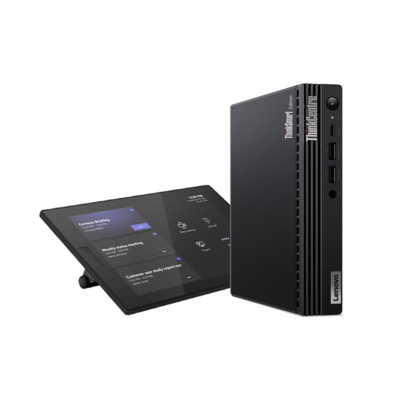 Lenovo ThinkSmart Tiny Kit, i3-13100T 8+8GB 256GB SSD Integrated Graphics Windows 11 IoT Ent ThinkSmart Controller 1Y Premier