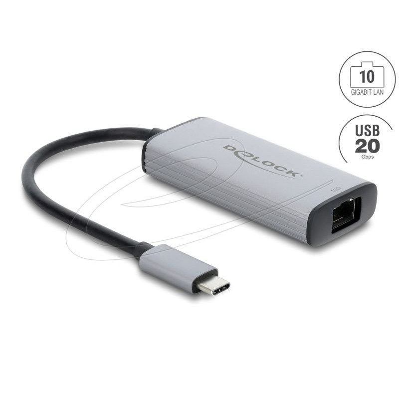 USB-C Network Adapter 10 Gigabit LAN 1 x