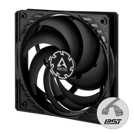 ARCTIC ventilátor P12 SLIM PWM PST 120mm, černá