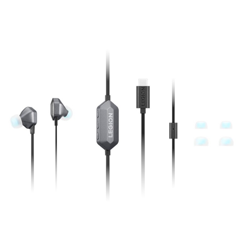 Lenovo Legion E510/7.1/USB-C/Drát/Šedá