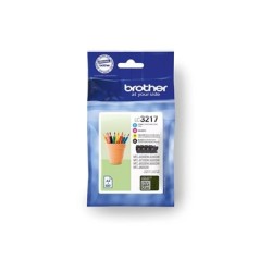 Brother LC3217 Value Pack - 4-balení - černá, žlutá, azurová, purpurová - originální - inkoustová cartridge - pro Brother