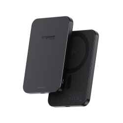 PanzerGlass emPower bezdrátová QI2 powerbanka 5000 mAh, MagSafe black
