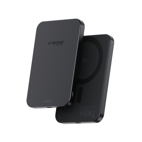PanzerGlass emPower bezdrátová QI2 powerbanka 5000 mAh, MagSafe black