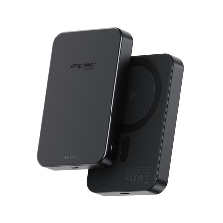 PanzerGlass emPower bezdrátová QI2 powerbanka 10000 black