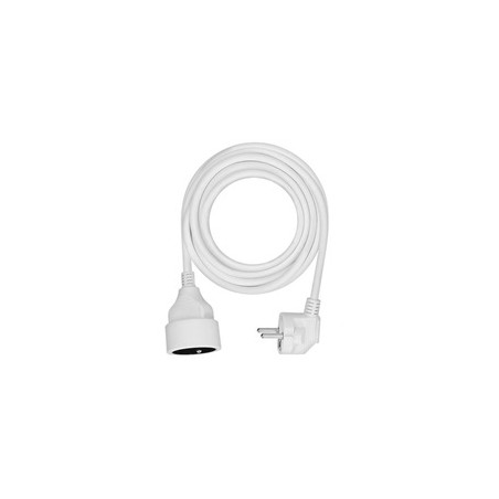 Solight prodlužovací přívod 5m, 1 zásuvka, 16A/3680W, PVC, bílý