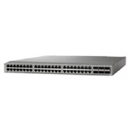 NEXUS 9300 WITH 48P 100M/1/10GT/6P 40/100G QSFP28+ N9KC93108TCFX3