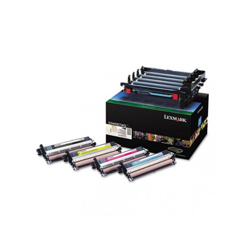 Lexmark originální válec C540X74G, black/color, 30000str., unit + CMYK developer