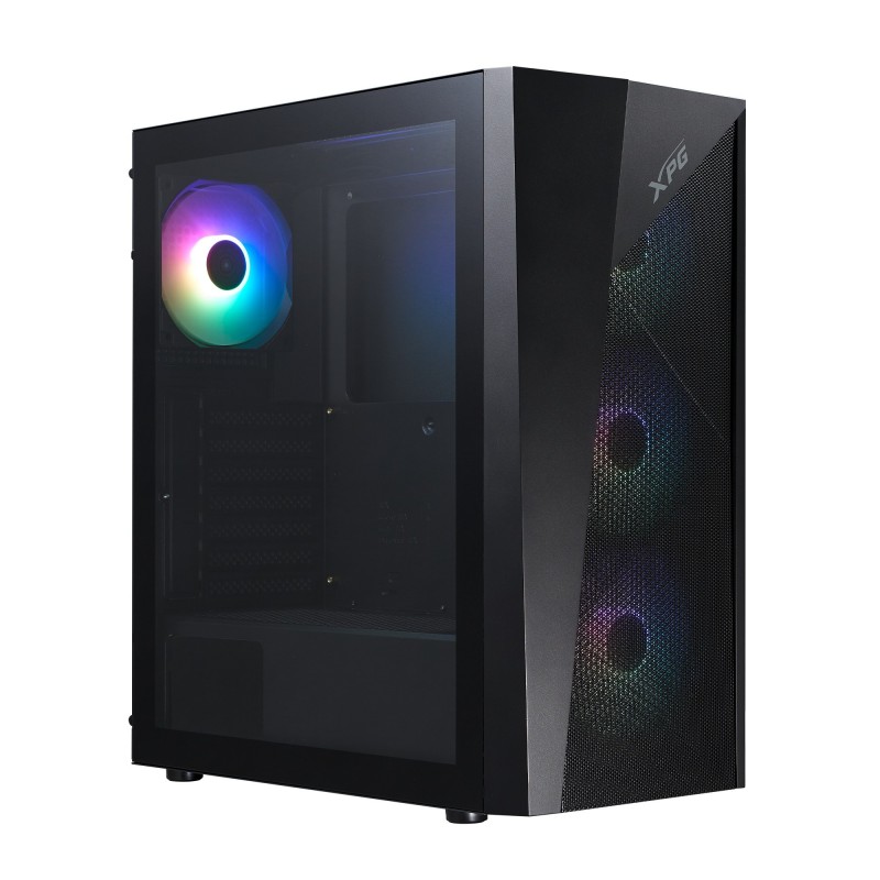 ADATA XPG case LANDER 500 Mid-Tower, bez zdroje, 4x 120mm ARGB Fan, Černá
