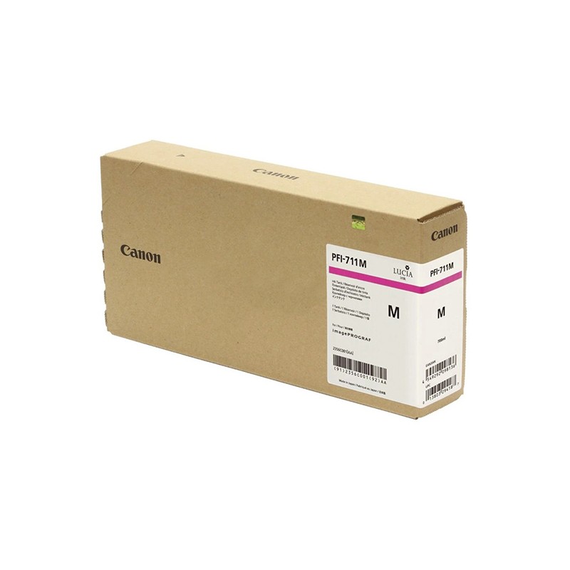 Canon originální ink PFI-711 M, 6848C001, magenta, 700ml