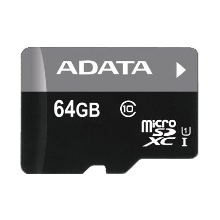 Adata/micro SD/64GB/UHS-I U1 / Class 10/+ Adaptér