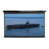 POŠKOZENÝ OBAL - ELITE SCREENS plátno roleta 100" (254 cm)/ 16:9/ 124,5 x 221 cm/ Gain 1,1/ case černý