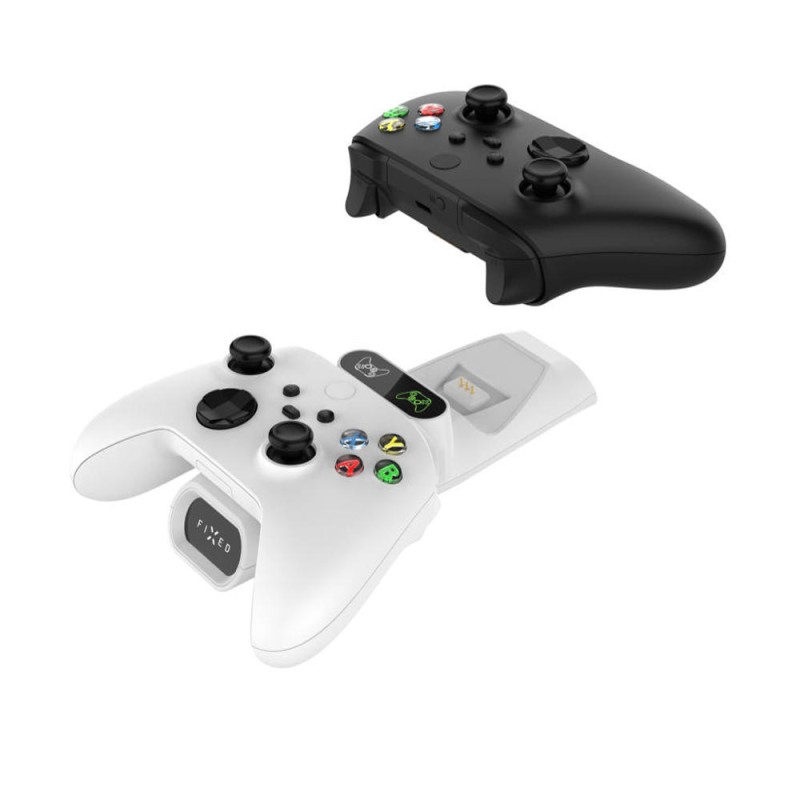 Dobíjecí stanice FIXED pro ovladače Xbox bílá