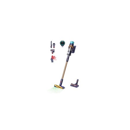 BAZAR - Dyson Gen5detect Absolute pruská modrá/měděná, tyčový vysavač, opraveno, použito