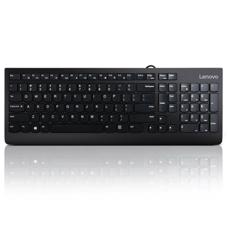 Lenovo 300/Drátová USB/CZ layout/Černá