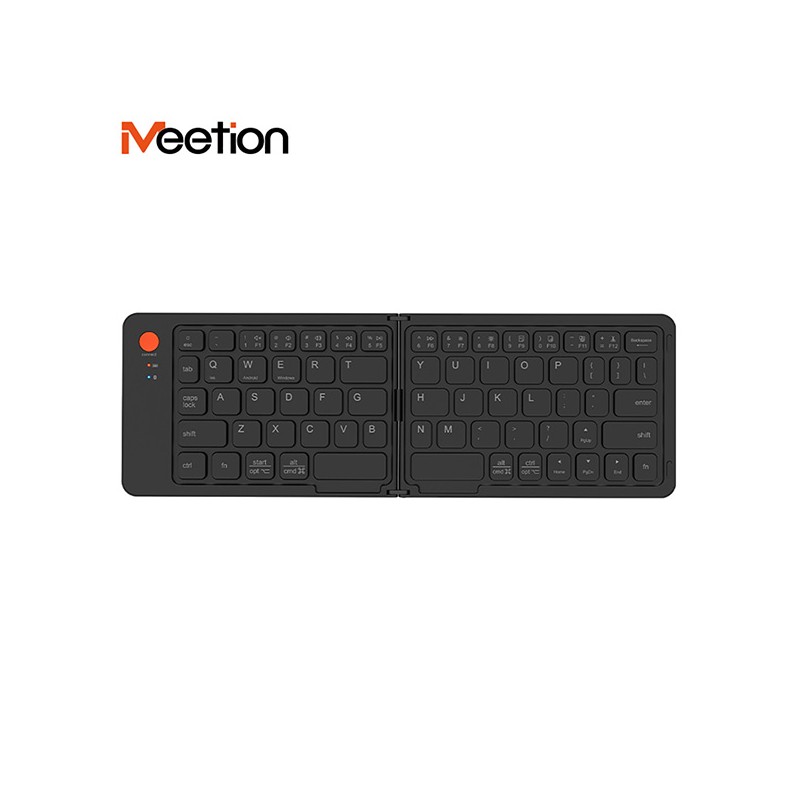 Meetion BTK001 Klávesnice bezdrátová US, černá skládací