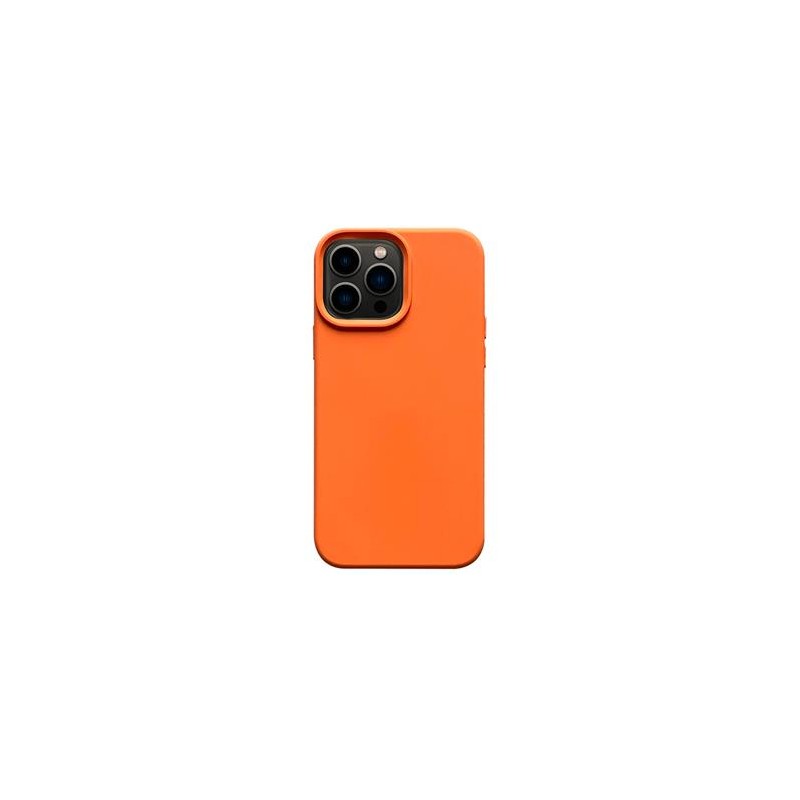 ER POWER Silikonový kryt CARNEVAL SNAP pro iPhone 14 Pro s MagSafe - oranžová