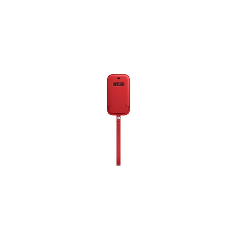 iPhone 12 mini Leather Sleeve wth MagSafe RED