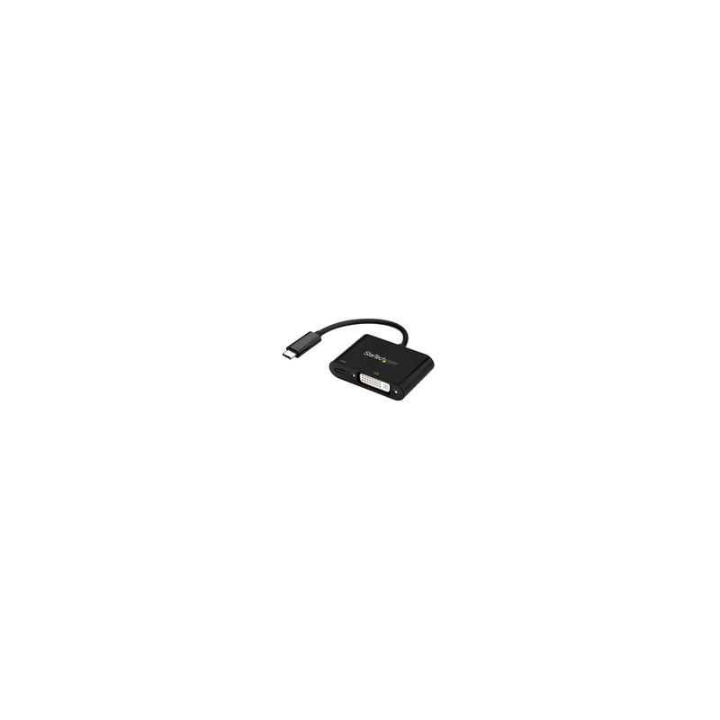 Startech USB-C TO DVI With USB PD/.