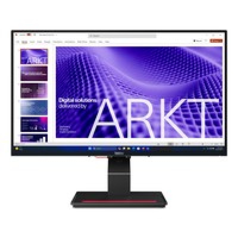 LENOVO LCD T24D-4t - 23.8",IPS,1920x1080,touch,120Hz,350cd,1500:1,4ms,USB-C(96W PD),HDMI,DP,DPout,DC,USBHub,RJ45,Pivot