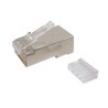 Solarix Konektor RJ45 CAT6 STP 8p8c stíněný skládaný na licnu / 100 ks