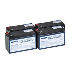 Bateriový kit AVACOM AVA-RBC23-KIT náhrada pro renovaci RBC23 (4ks baterií)