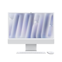 Apple iMac 24 M4 10/10/16 24GB 512GB/GE Std MM K+TID - Silver