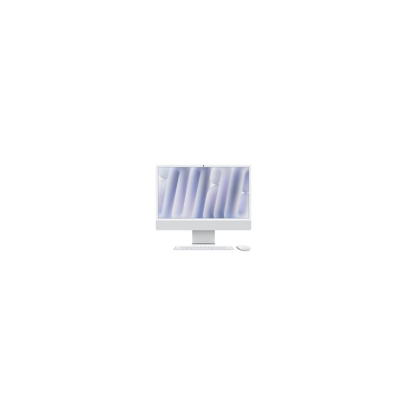 Apple iMac 24 M4 10/10/16 24GB 512GB/GE Std MM K+TID - Silver