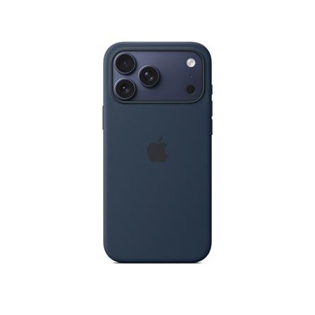 iPhone 17 Pro Max Silicone Case with MS–Midnight