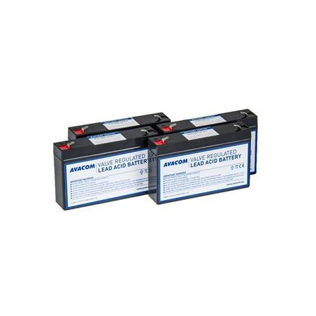 Bateriový kit AVACOM AVA-RBC34-KIT náhrada pro renovaci RBC34 (4ks baterií)