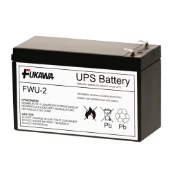 Baterie - FUKAWA FWU-2 náhradní baterie za RBC2 (12V/7,2Ah, Faston 250), životnost 5let