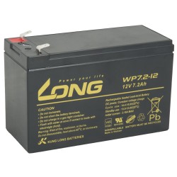 Long 12V 7,2Ah olověný akumulátor F2
