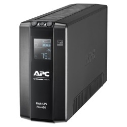 APC Back-UPS Pro BR 650VA, 6 Outlets, AVR, LCD Interface (390W)