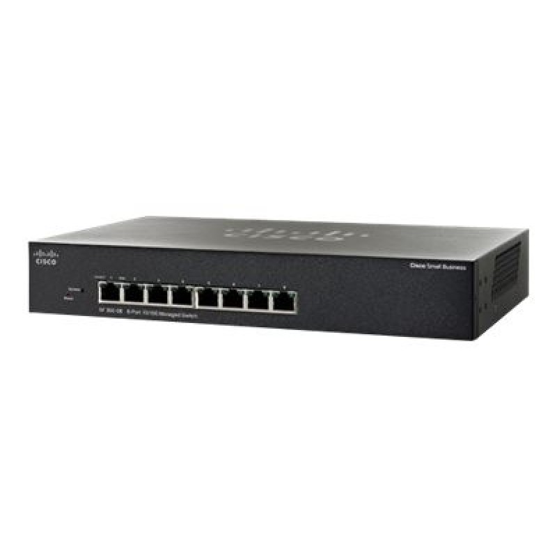 Refurb/SF300-08 8-port 10/100 Mgd Switch
