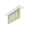 Hall Sign Ceiling USB-C No Engraving