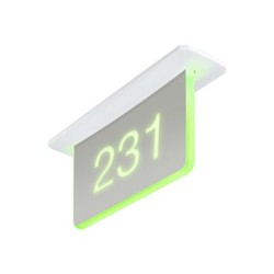 Hall Sign Ceiling USB-C Custom Engr.