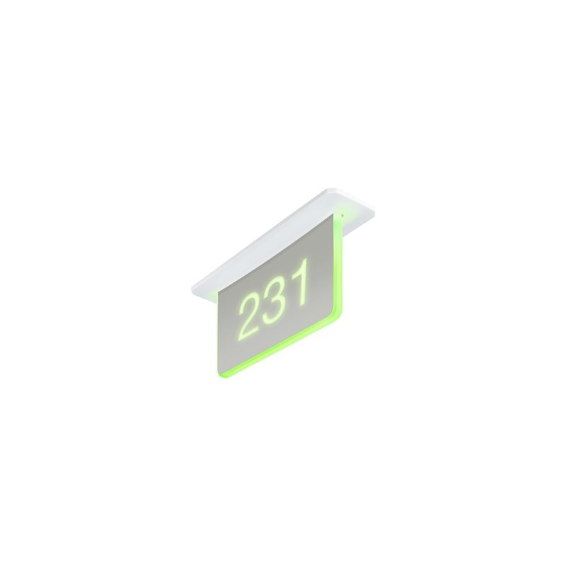 Hall Sign Ceiling USB-C Custom Engr.