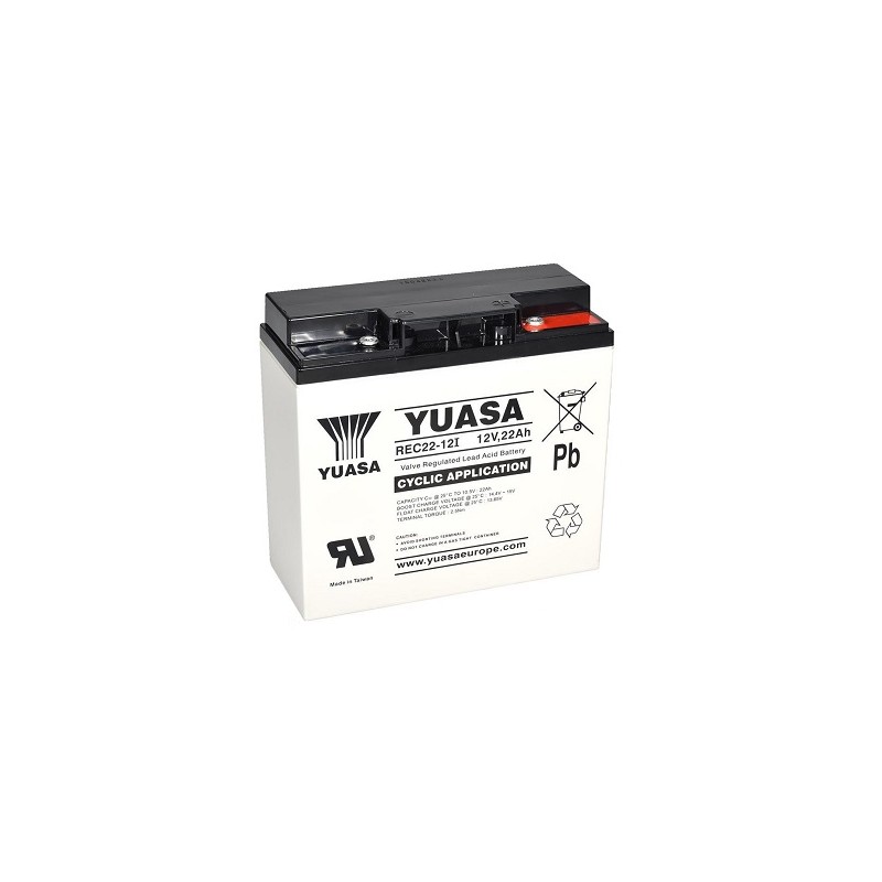Baterie YUASA REC22-12I (12V 22Ah cyklická)