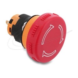 Mushroom-Head Push Button for Installati 22119