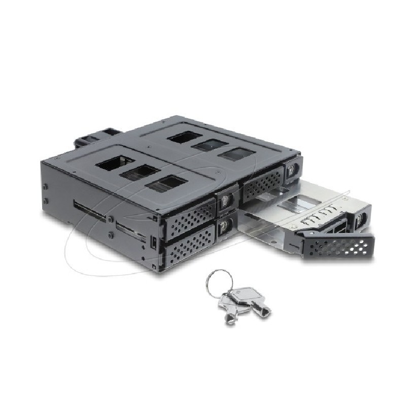 5.25" Mobile Rack for 4 x 2.5" SATA or S