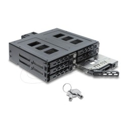 5.25" Mobile Rack for 6 x 2.5" SATA or S