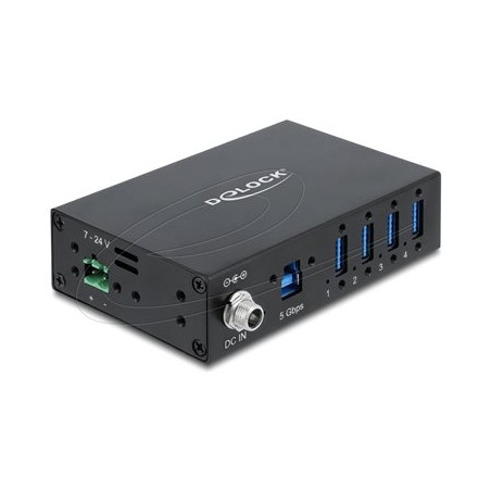 Industry Hub 4 x USB 5 Gbps Type-A with