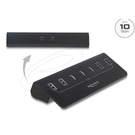 USB 10 Gbps Hub with 3 USB Type-C and 4